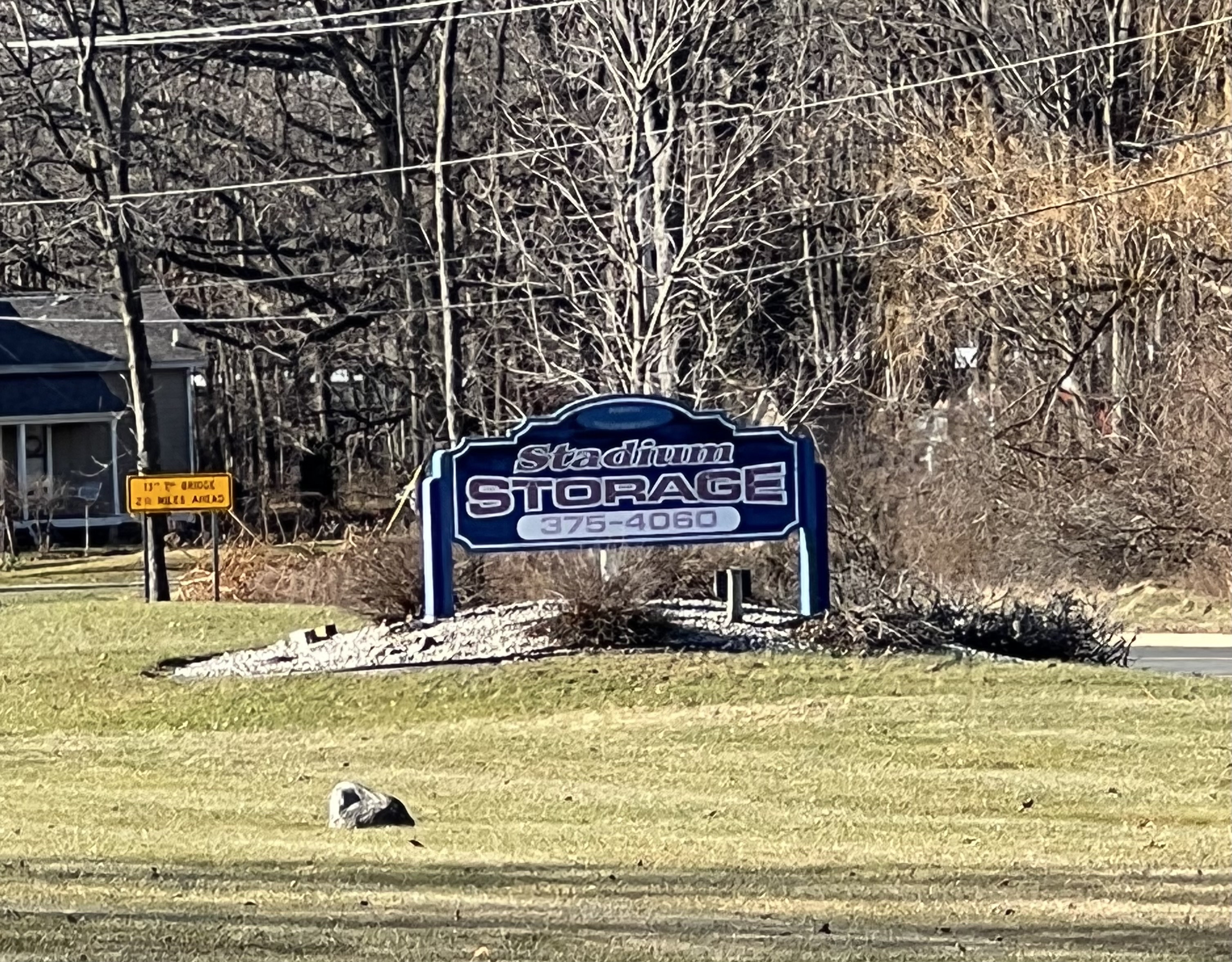 Stadium Storage Sign